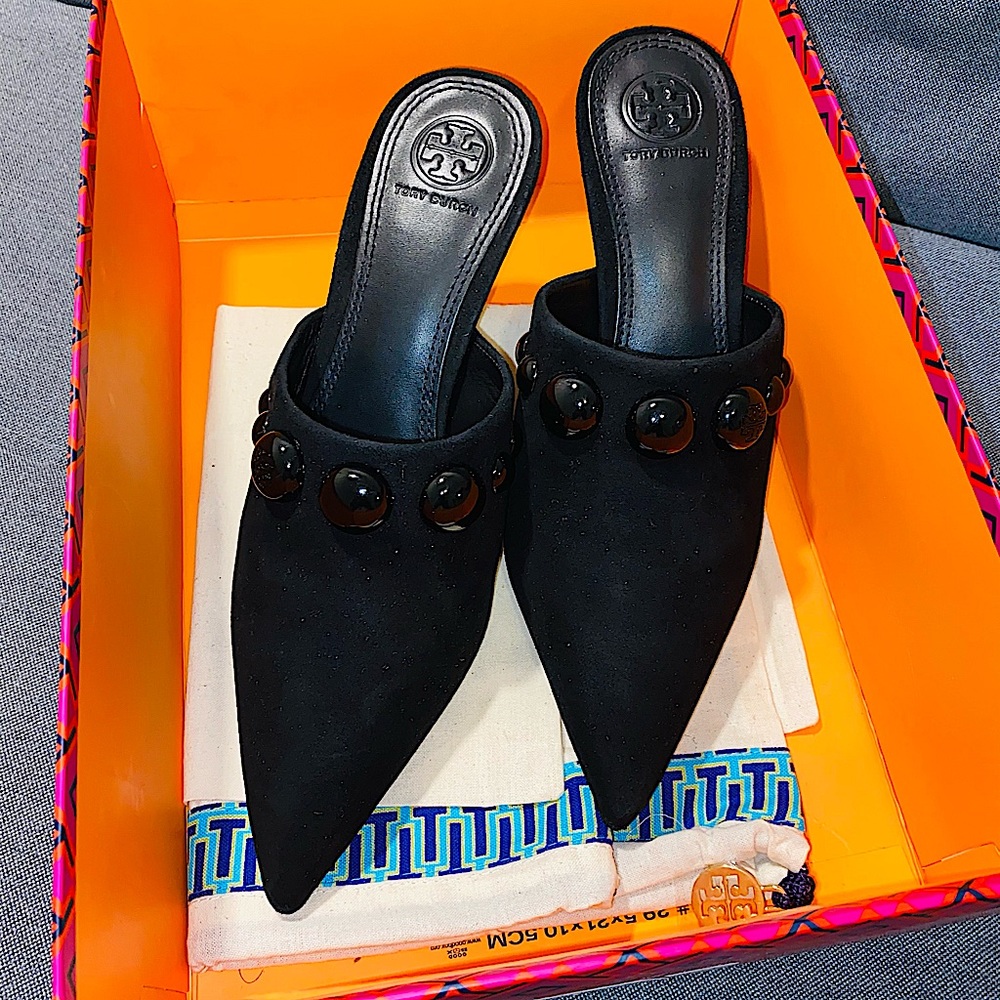 Tory Burch Georgia Studded Mule (NWT)! - Picture 2 of 6